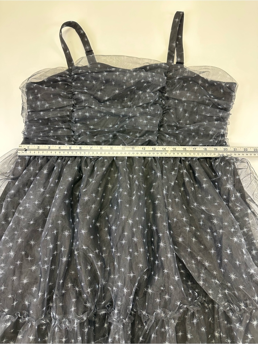 Torrid Retro Chic Ruched Tulle Mini Dress Size 22 - Picture 12 of 15